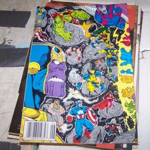 infinity  war # 6  thanos + avengers silver surfer warlock magus marvel 1992