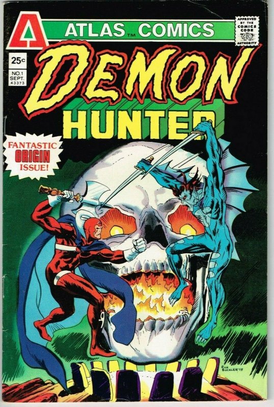Demon Hunter #1 (1975) - 5.5 FN- *1st Appearance Atlas Demon Hunter*