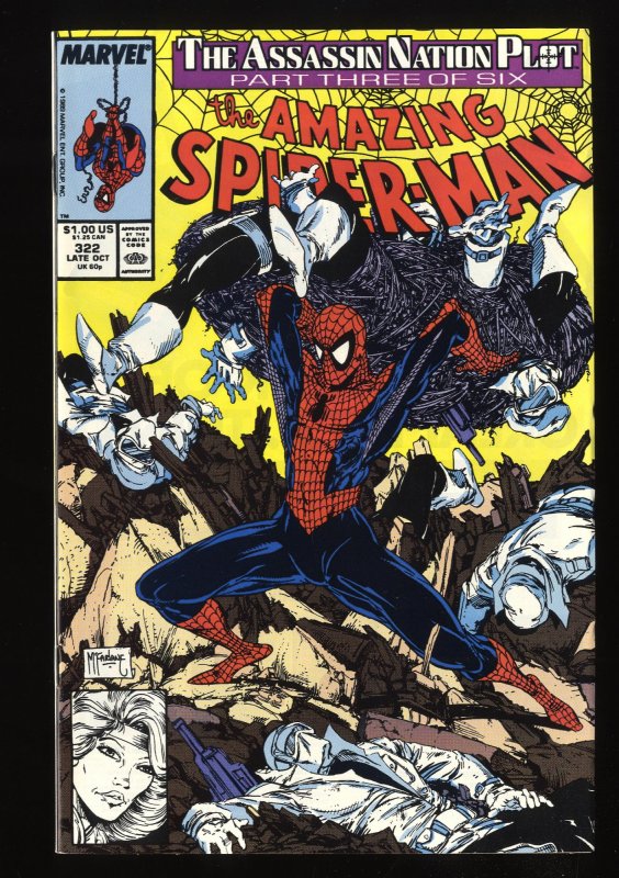 Amazing Spider-Man #322 NM- 9.2 Marvel Comics Spiderman