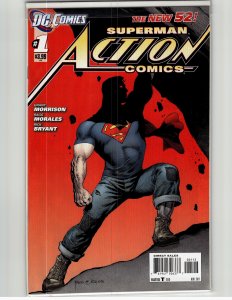 Action Comics #1 Second Print Cover (2011) Superman