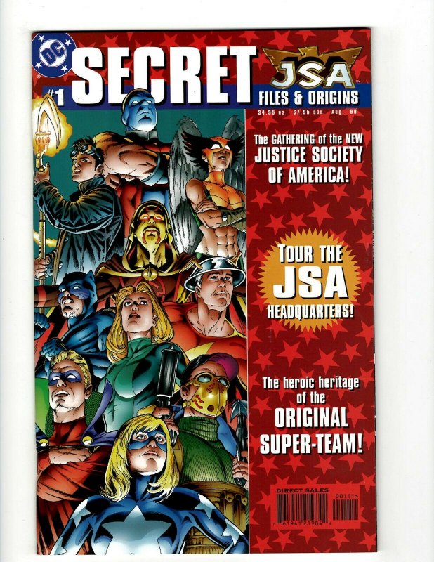 JSA Secret Files & Origins # 1 NM 1st Print DC Comic Book Hawkgirl Appearanc SR1