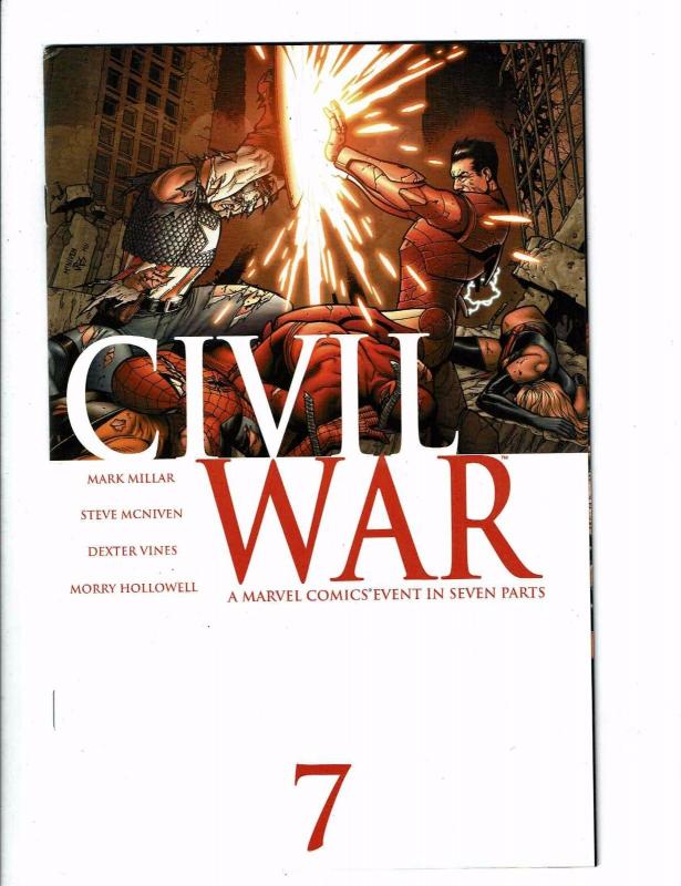 CIVIL WAR Complete Marvel Comics Ltd Ser # 1 2 3 4 5 6 7 VF/NM 1st Prints J121