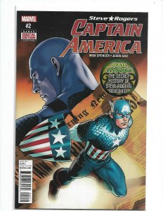 Steve rogers captain America #2 regular cover  nw117