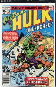 The Incredible Hulk #216 (1977) Hulk