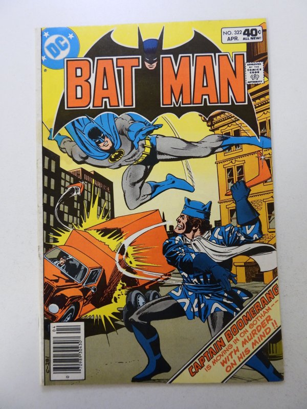 Batman #322 (1980) VF- condition