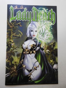 Lady Death: Mischief Night Emerald Edition (2001) VF Condition! Signed W/ COA!