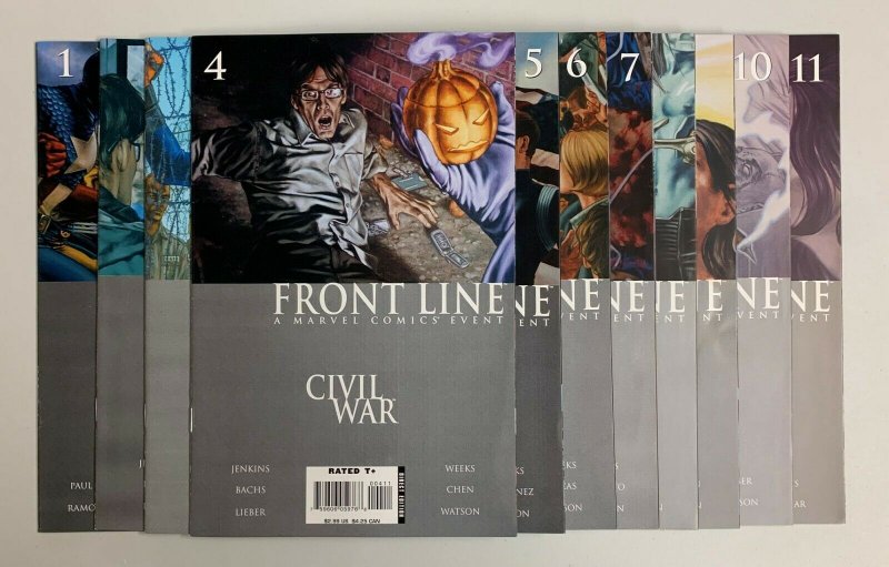 Civil War Front Line #1-11 Set (Marvel 2006) Paul Jenkins (7.0-9.0)