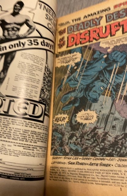 The Amazing Spider-Man #117 (1973)1st disruptor