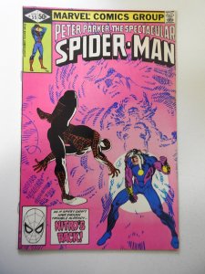 The Spectacular Spider-Man #55 (1981) VG/FN Condition moisture stain