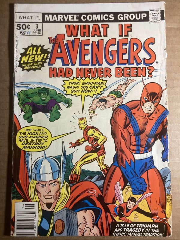 What If 3 Marvel 1977 VG- Avengers