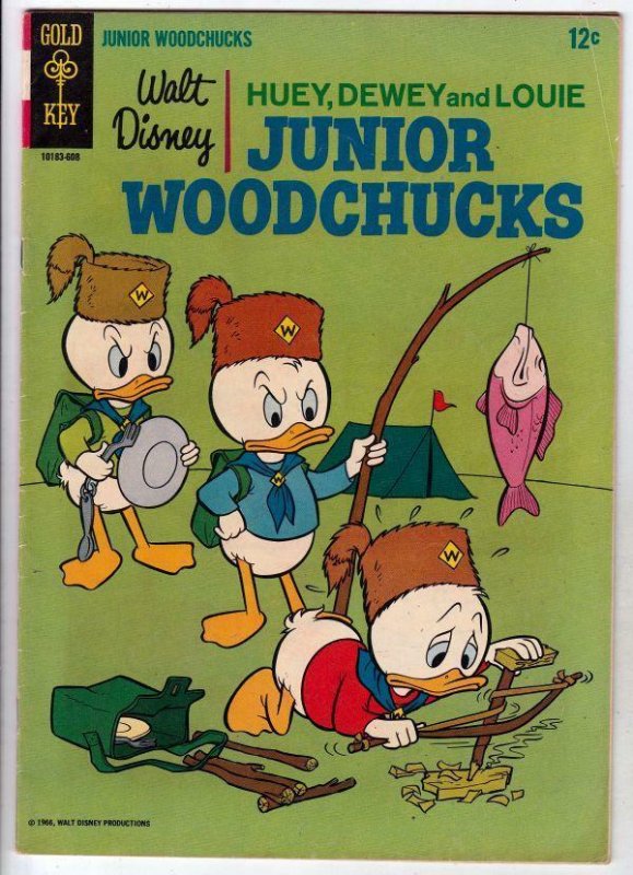 Huey Dewey & Louie Junior Woodchuks 1 strict FN/VF Newton Gearloose Gyro's Neph