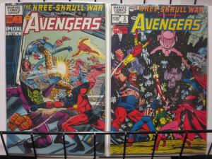 AVENGERS KREE SKRULL WAR (1983) 1-2 Neal Adams classic