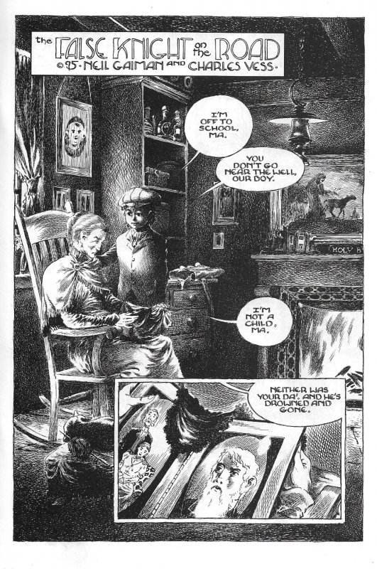 THE BOOK OF BALLADS AND SAGAS #1 (Oct 1995) VFNM  B&W CHARLES VESS Self-Publishd