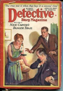Detective Story--January 1927--Pulp Magazine--Street and Smith--G/VG