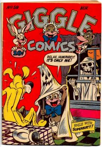 GIGGLE COMICS #59 (Nov1948) 6.5 FN+  Jack Bradbury! Wickersham! Hultgren!