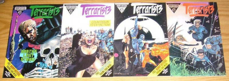 Terrarists #1-4 VF/NM complete series PAT MILLS & TONY SKINNER eco-terrorists