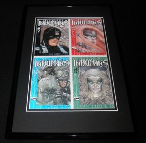 Inhumans #1 2 3 4 Framed 11x17 Cover Display Official Repro  