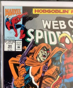 Web of Spider-Man #94 Direct Edition (1992, Marvel) NM+