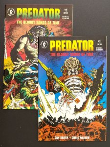 Predator: The Bloody Sands of Time #2 [Lot 2bks] (1992) NM