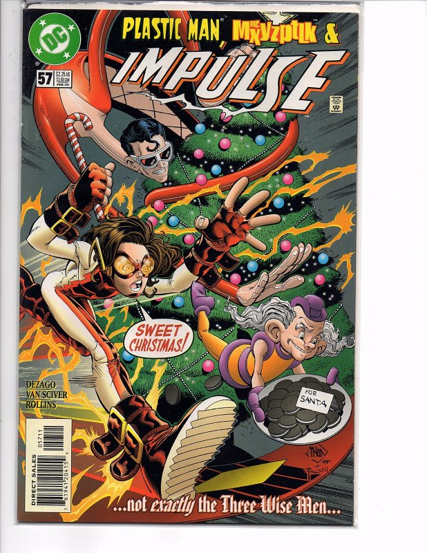 DC Comics Impulse (2000) #57 Plastic Man Ethan Van Sciver Art