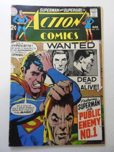 Action Comics #374 (1969) GD+ Condition see desc