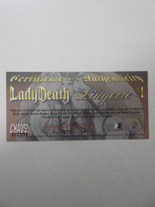 Lady Death In Lingerie (1995) VF- Condition! Signed by multiple people W/ Cert!