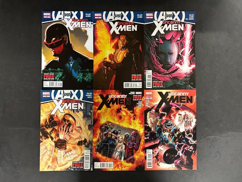 Uncanny X-Men (2012) #1-20 Near Complete VF+ Set 19 Books Total
