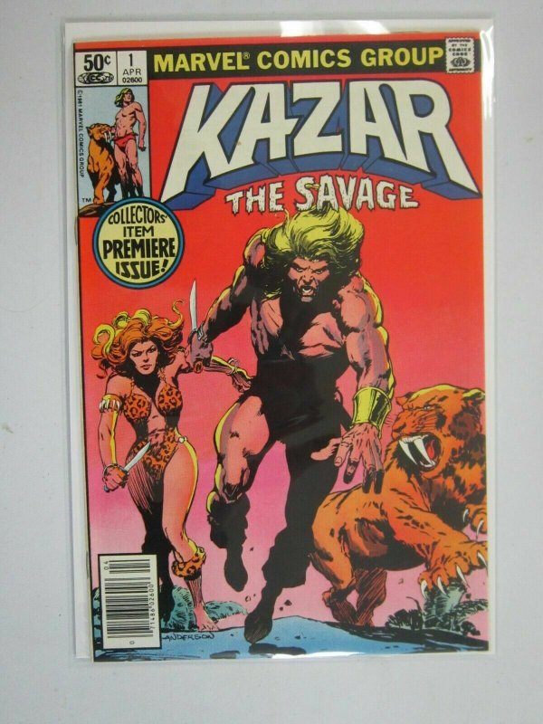 Ka-Zar the Savage #1 Newsstand edition 7.0 FN VF (1981) 