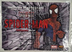 ULTIMATE SPIDER-MAN BUST LIMITED EDITION (2002) MARVEL/DIAMOND SELECT with CoA