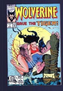 Wolverine Save the Tiger #1 - Sam Keith Cover Art. (6.5/7.0) 1992