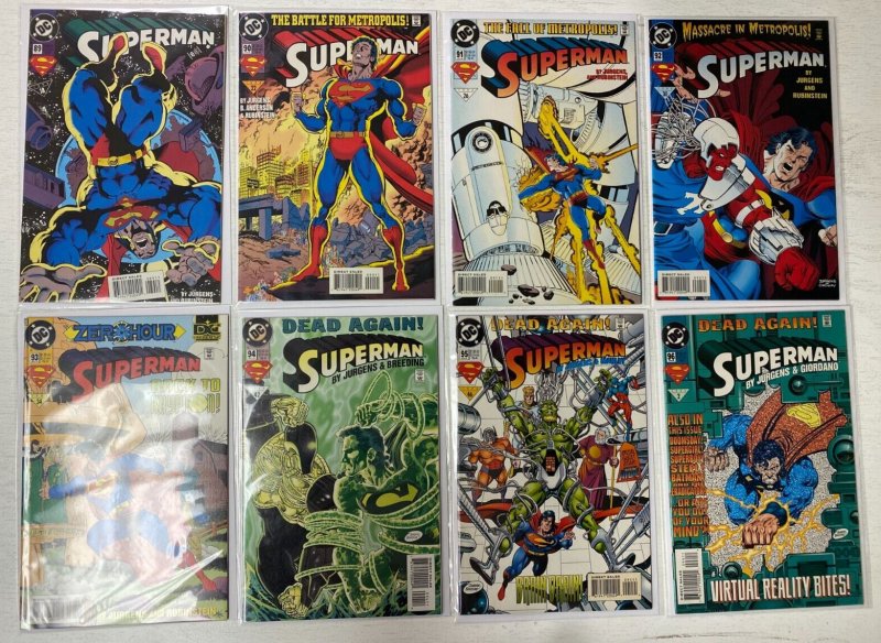 Superman lot #53-110 + 3 ANN (2nd series) 48 diff avg 7.0 (1991-96)