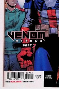 Venom 27 2nd Print Venomized Captain America Cover 1st Codex Marvel Comics MCU