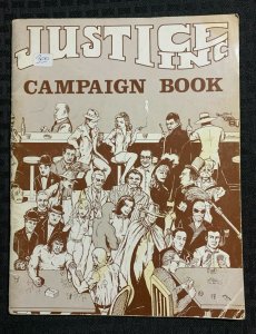 1984 JUSTICE INC Campaign Book G/VG 3.0 1st Printing / Fisherman Collection