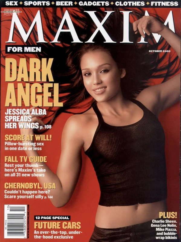 Maxim Magazine US #34 VF/NM; Alpha Media Group Inc | October 2000 Jessica Alba - 