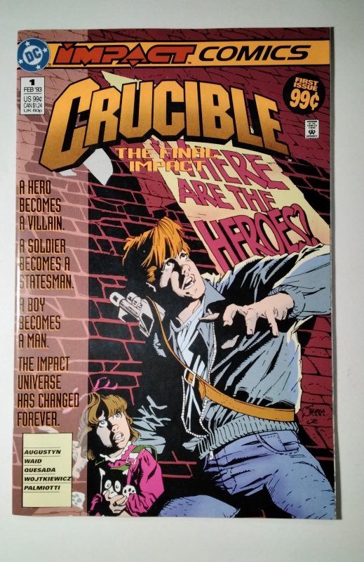 Crucible #1 (1993) Impact Comic Book J756