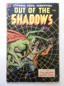 Out of the Shadows #10 (1953) Till Death Do us Part! Cover Loose Fair Cond!!