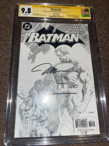 Batman 612, 2nd Print Sketch Variant, CGC SS 9.8, Signed 3x Jim Lee, Williams