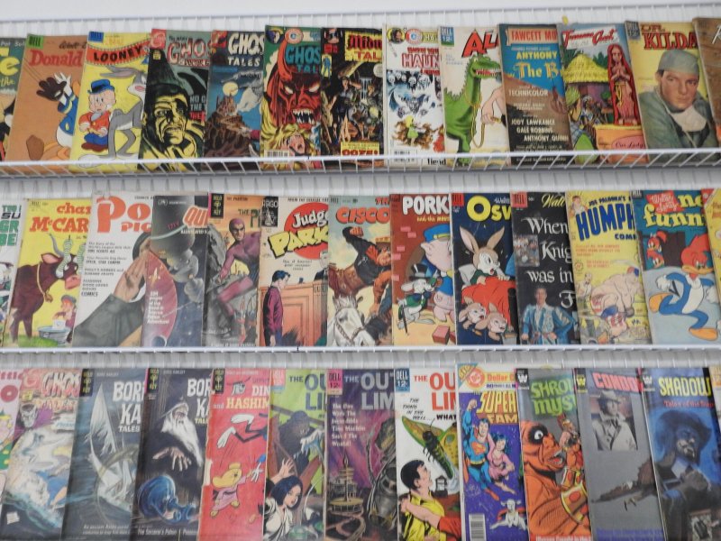 Huge Lot 120+ Golden/Silver Age Comics All Genres!! Lower Grade Readers!!