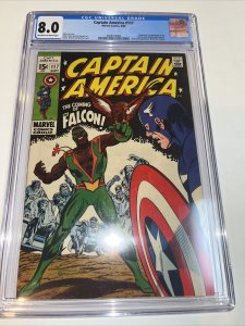 Captain America (1969) #117 (CGC 8.0) Stan Lee Story, 1st App Of The Falcon