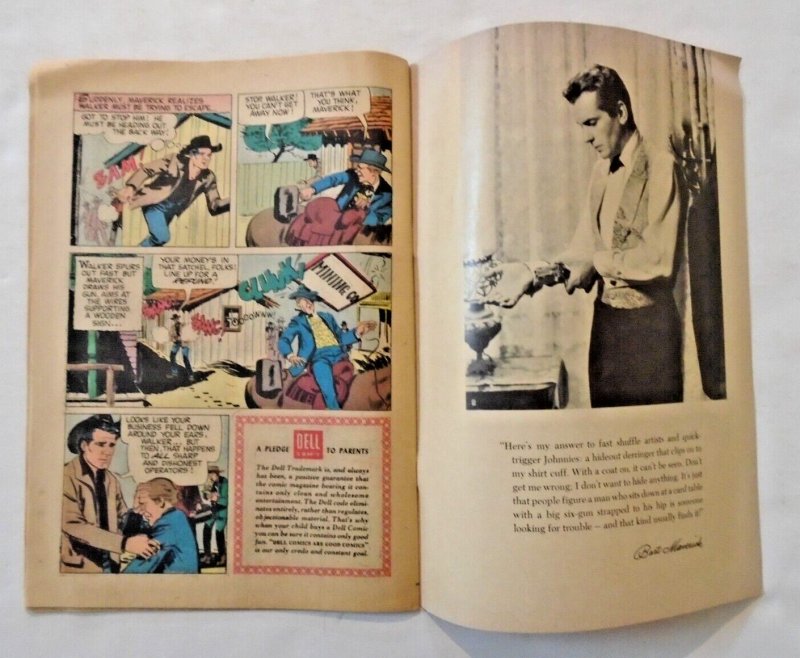 Maverick (1958, Dell Publishing) #930fn-; James Garner