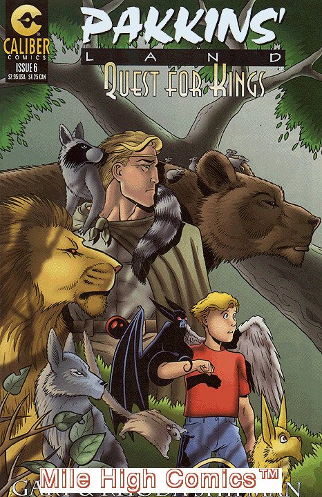 PAKKINS LAND: QUEST FOR KINGS (1997 Series)  (CALIBER) #6 Very Good Comics Book