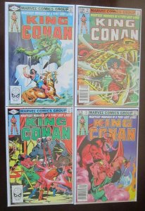 King Conan comic lot from:#1-50 44 different avg 8.0 VF (1980-89)