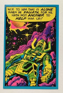 1971 VINTAGE MARVEL COMICS GALACTUS THIRD EYE BLACKLIGHT POSTCARD