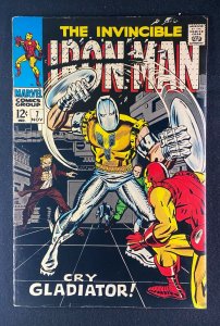 Iron Man (1968) #7 VF- (7.5) Gladiator