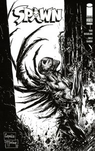 Spawn (1992) #316 NM Black & White Capullo Variant Cover Image Comics