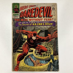 Daredevil 13 1965 Marvel GD/VG good/very good 3.0 Water Damage