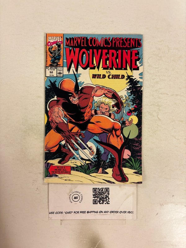 Marvel Comics Presents #52 NM Marvel Comic Books Wolverine 20 HH112