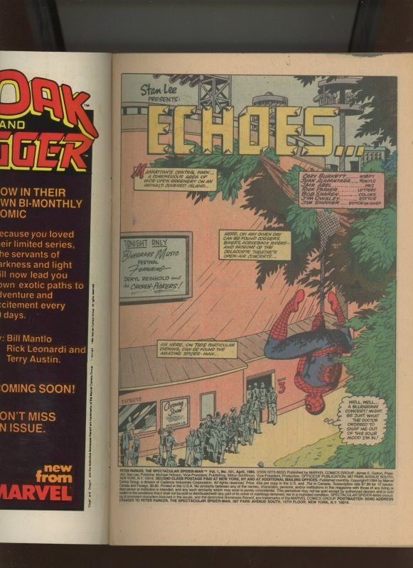(1985) Peter Parker, The Spectacular Spider-Man #101: KEY! NEWSSTAND! (7.0/7.5)