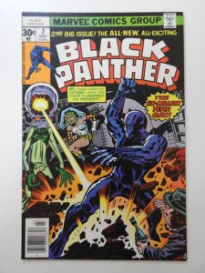 Black Panther #2  (1977) Great Kirby Art! Sharp VF+ Condition!
