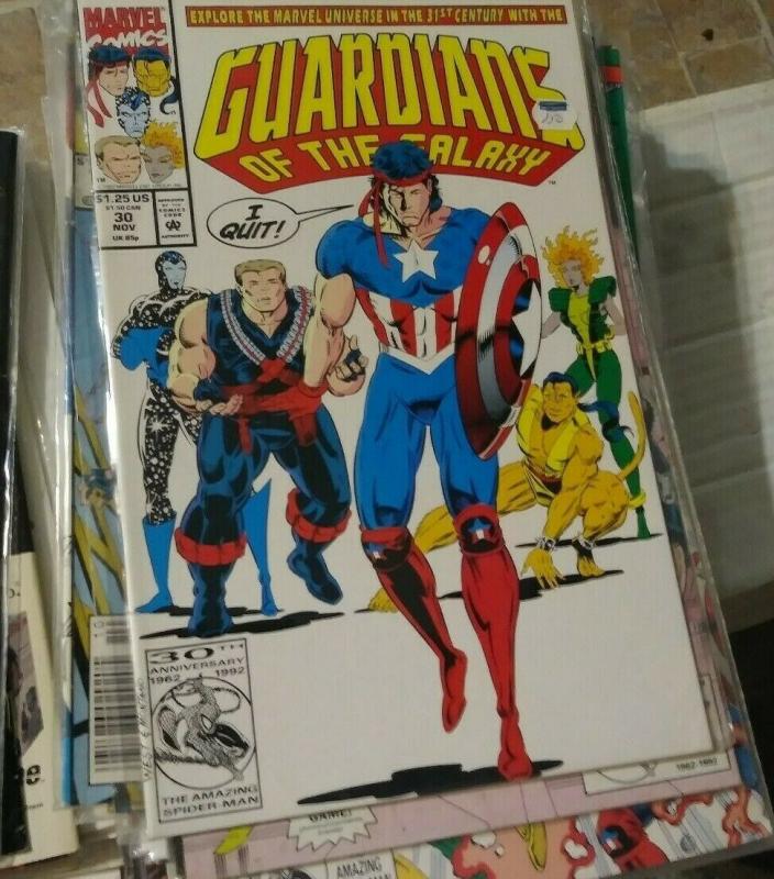 Guardians of the Galaxy # 30 1992 marvel   VANCE ASTRO QUITS GOTG